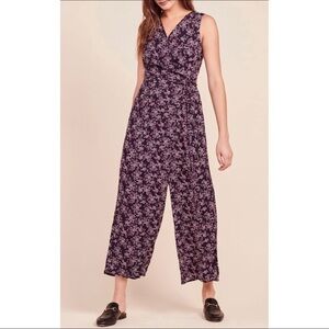NWT Jack by BB Dakota Ditsy Floral Navy Jumpsuit